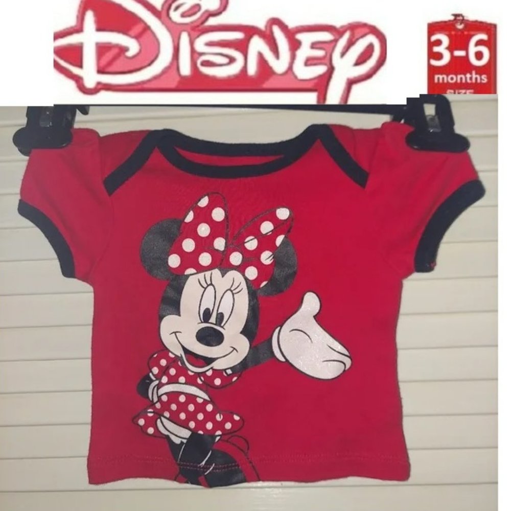 🎁 10/$25 - 3-6 months Minnie Mouse t-shirt, Disney